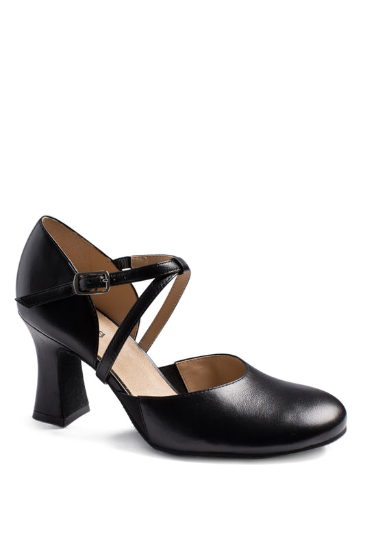 Charity Leather Character Shoe with 2.5" Heel - SD142