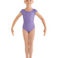 Girls Bow Back Cap Sleeve Leotard - CL8822