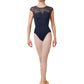 Zip-back Cap Sleeve Leotard - M5071LM