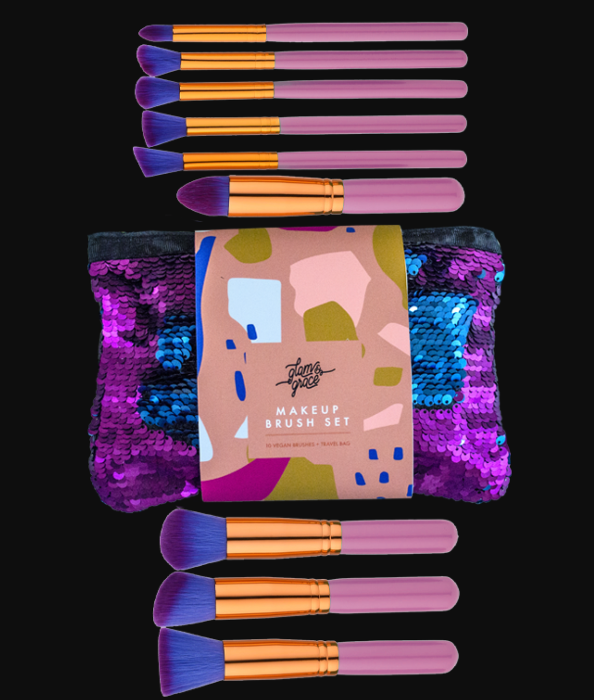 Color Pop Makeup Brush Set