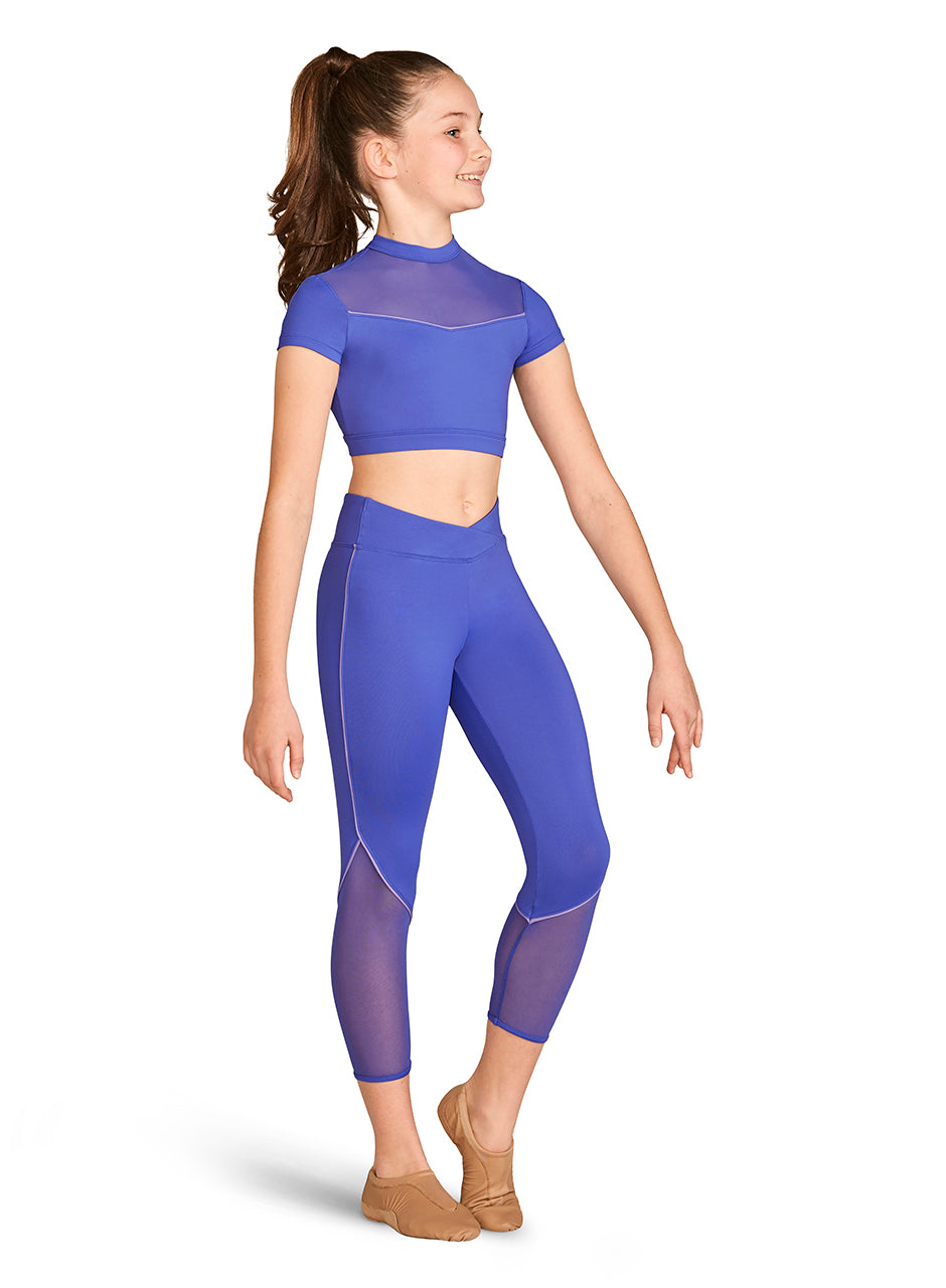 Girls Cap Sleeve Crop Top - FT5234C