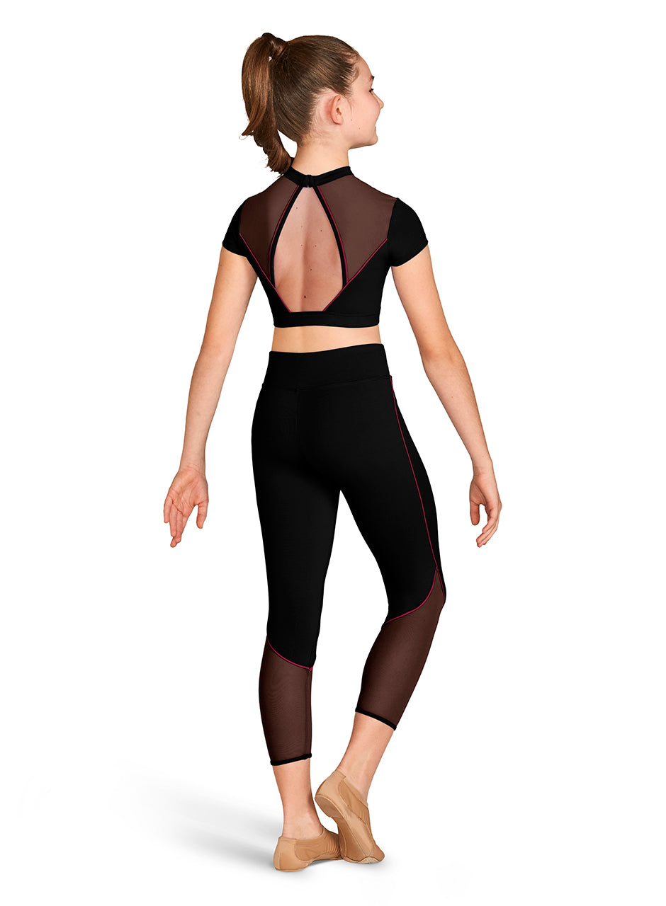 Girls Cap Sleeve Crop Top - FT5234C