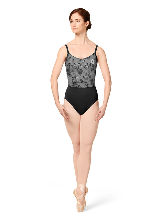 Girls Printed Bodice Camisole Leotard - M4038TM