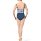 Girls Printed Bodice Camisole Leotard - M4038TM