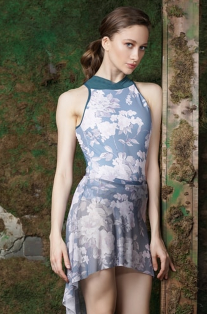 Marie Leotard in Moody Blues Print