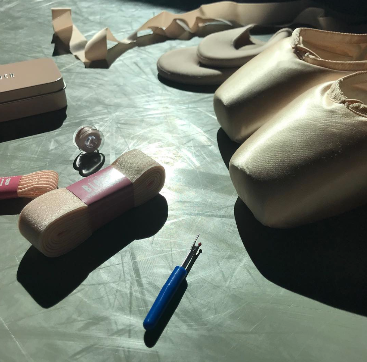 Pointe Shoe Sewing Lesson and Supplies