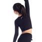 Girls Long Sleeve Crop Top - L2045