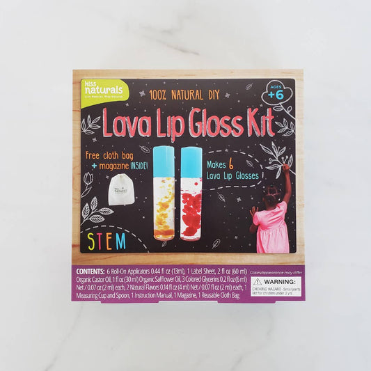 DIY All Natural Lava Lip Gloss Kit