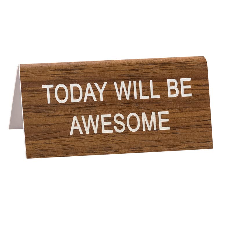Small Desk Sign