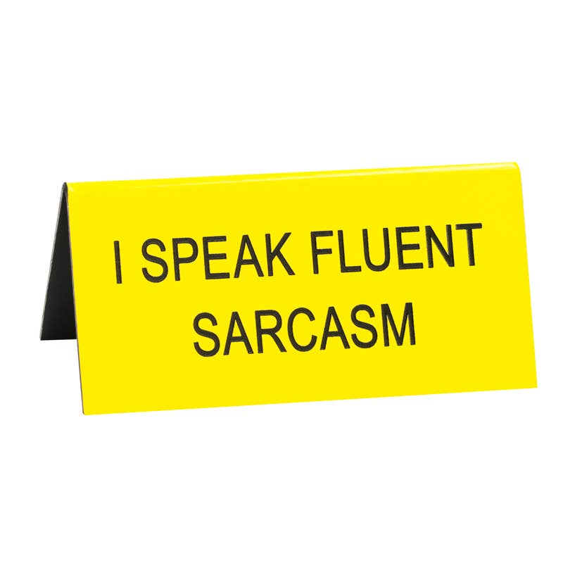 Small Desk Sign