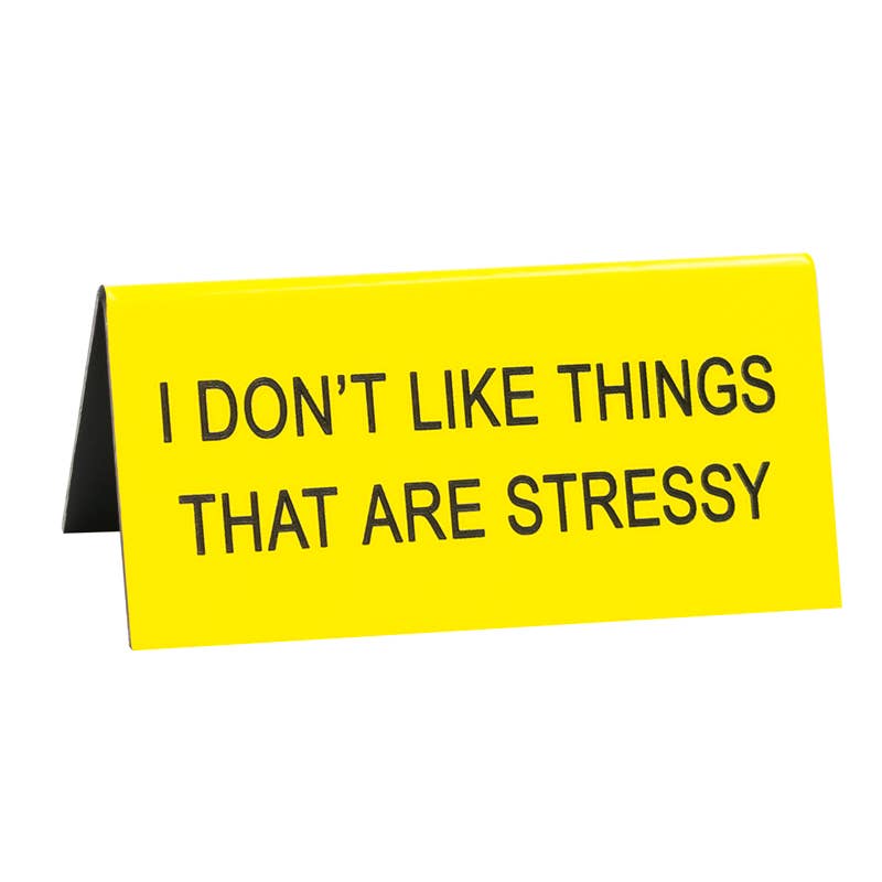 Small Desk Sign