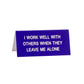 Small Desk Sign