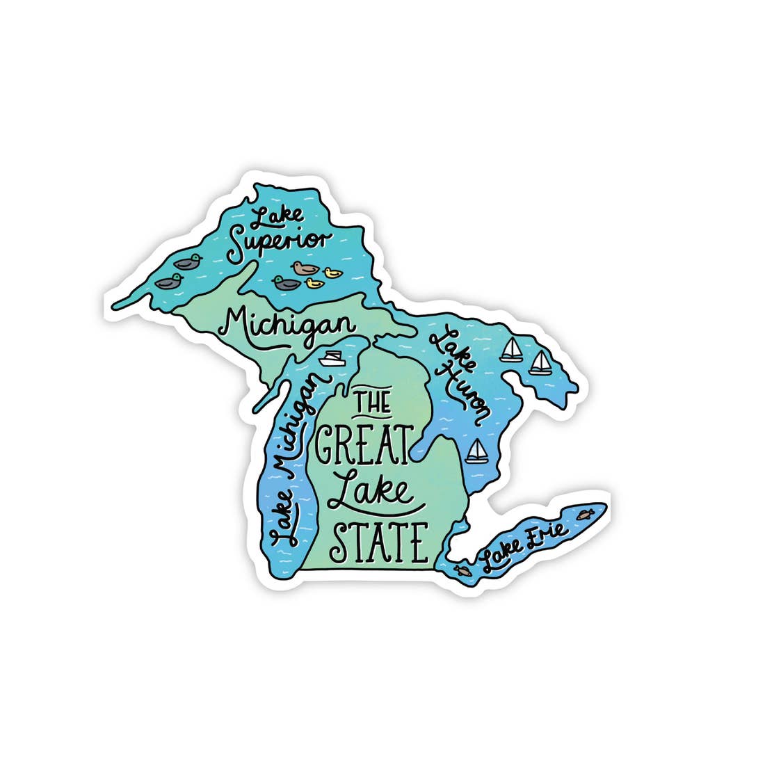 Michigan Vinyl Stickers by Michigan Bests