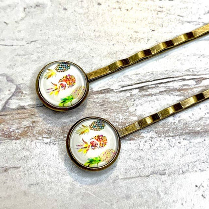 Cabochon Bobby Pins