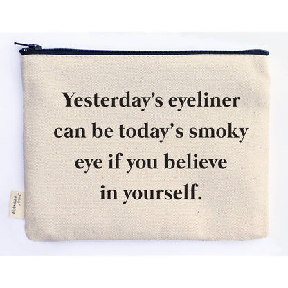 Canvas Quotable Accessory Bags