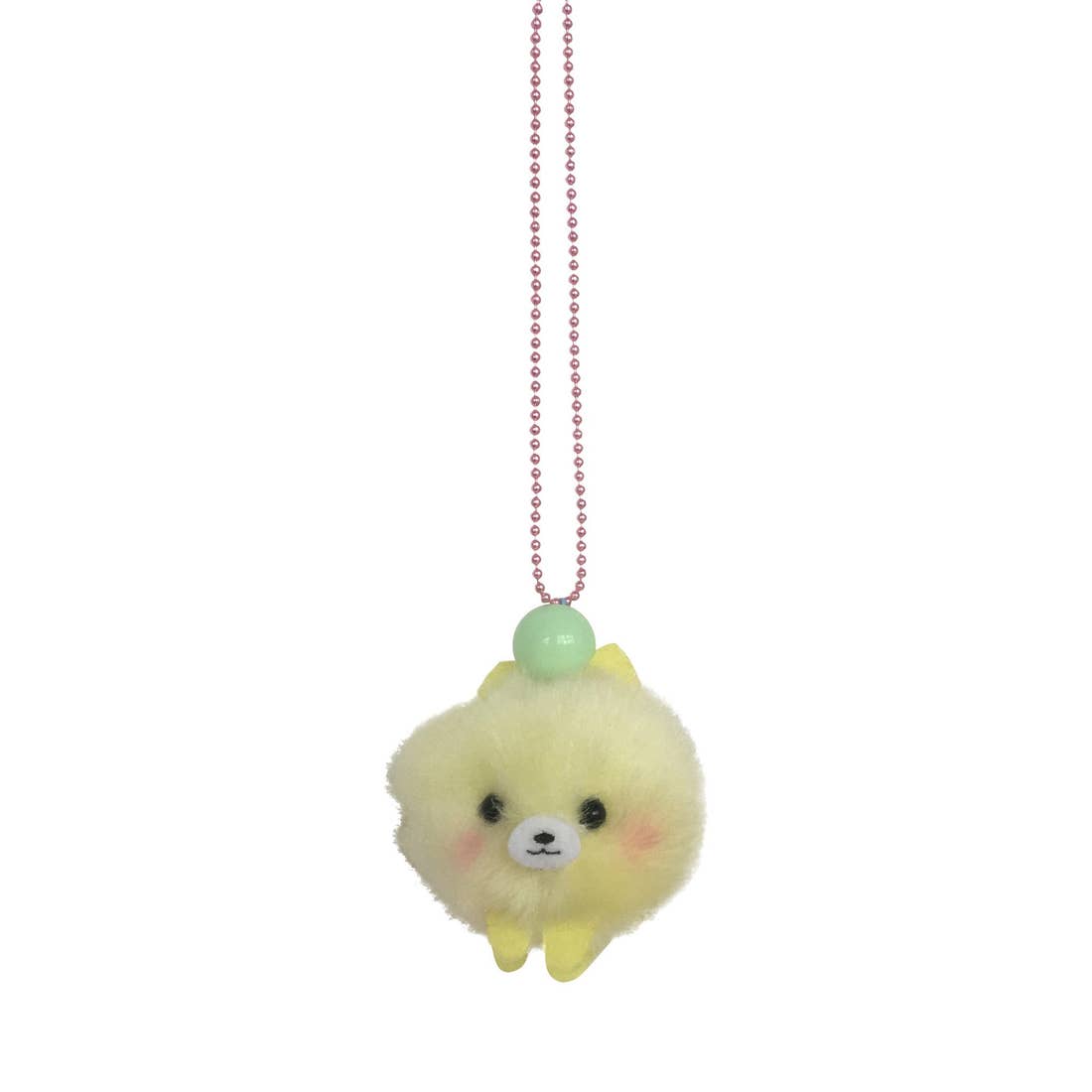 Pop Cutie Pom Pom Puppy Necklace