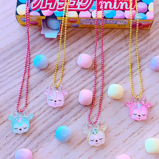 Pop Cutie Gacha Candy Deer Necklace