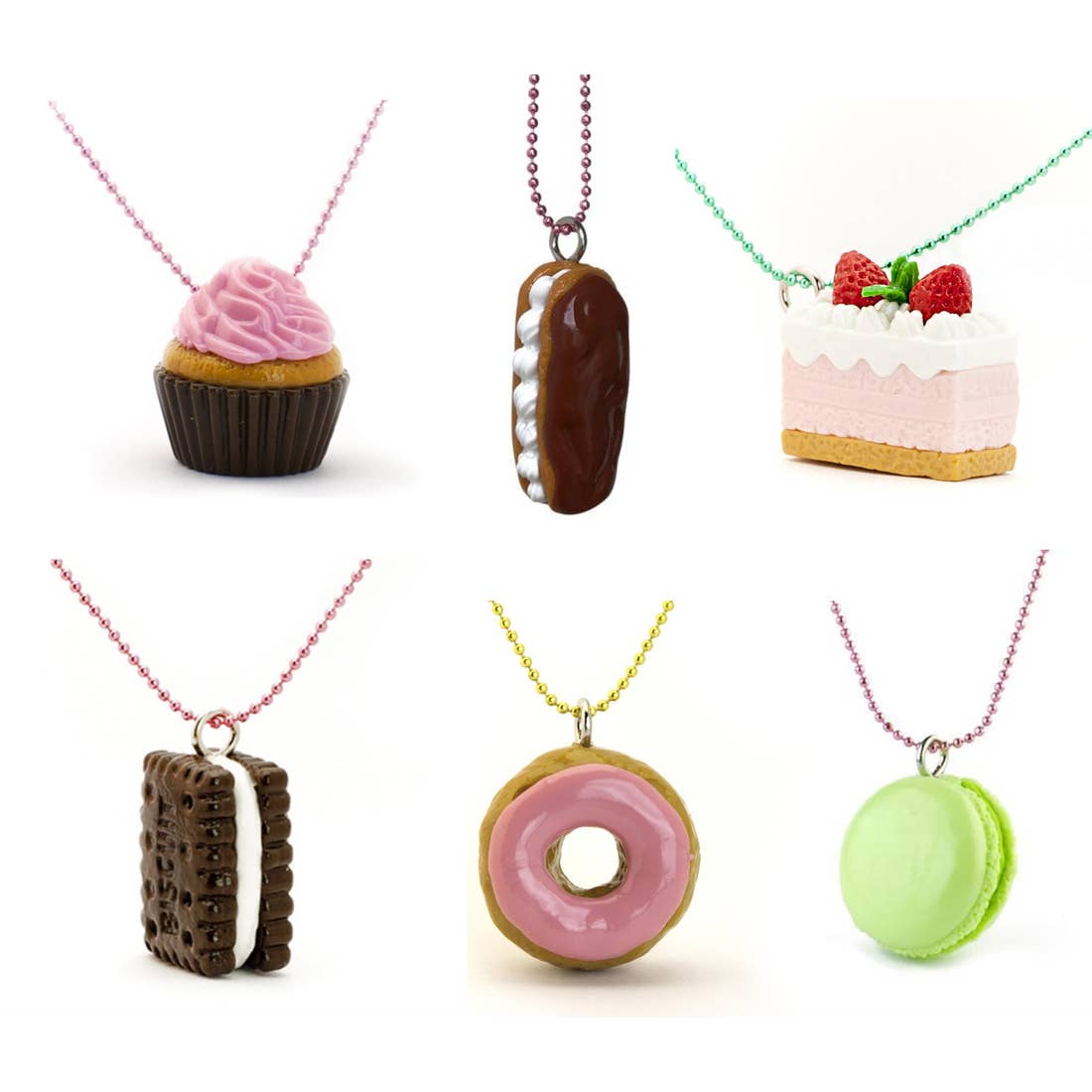 Pop Cutie and Iwako Necklaces