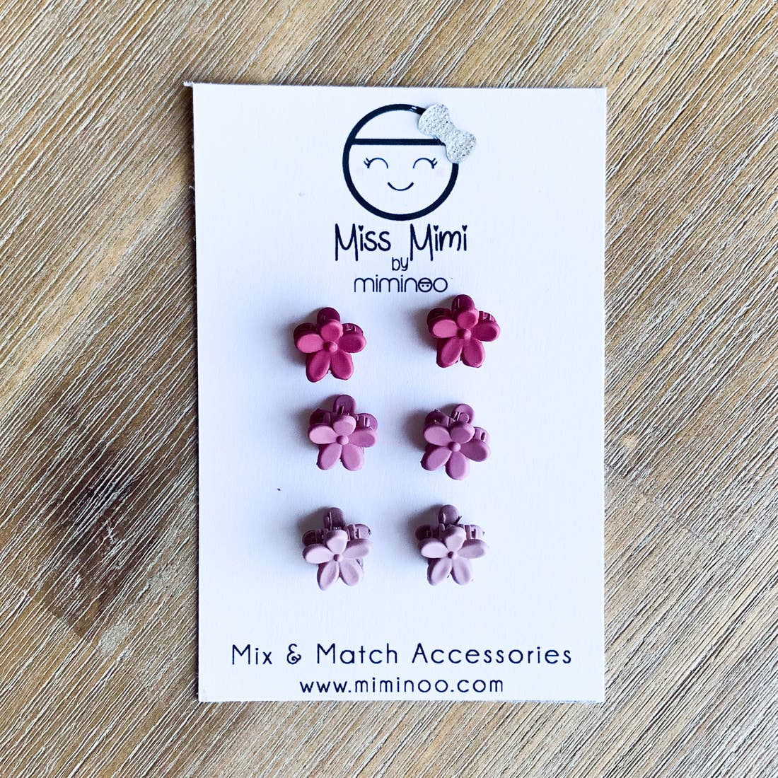 Mini Flower Hair Clips