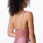 Jewel Neck with Mesh Overlay - 2218A