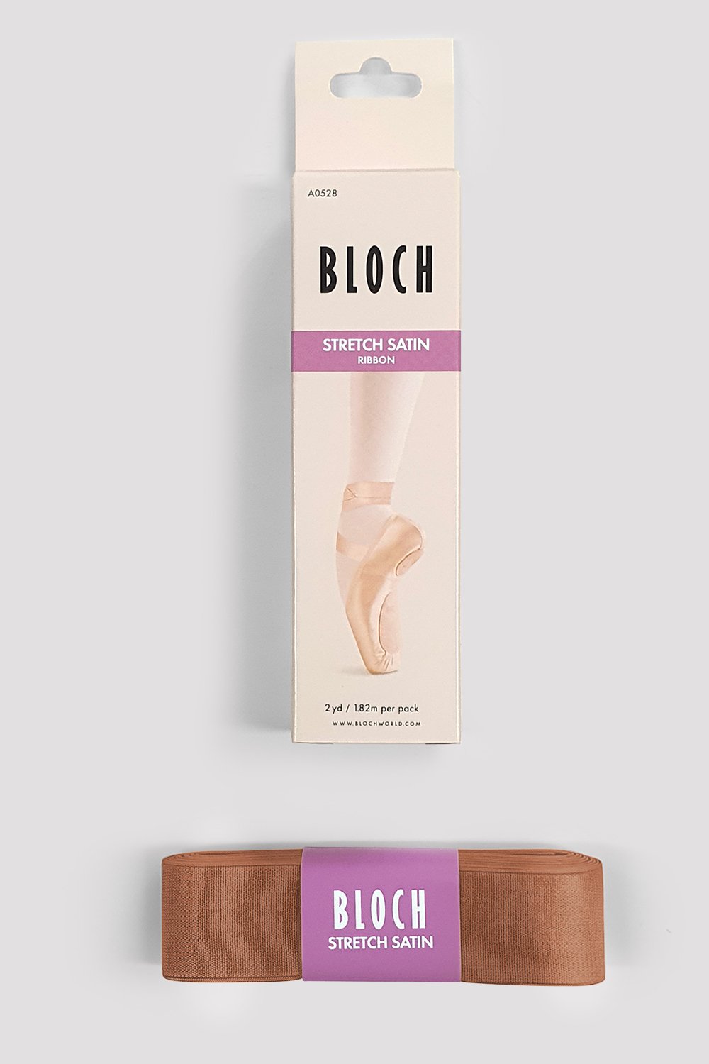 Stretch Satin Ribbon - A0528 - Assorted Skintone Colors