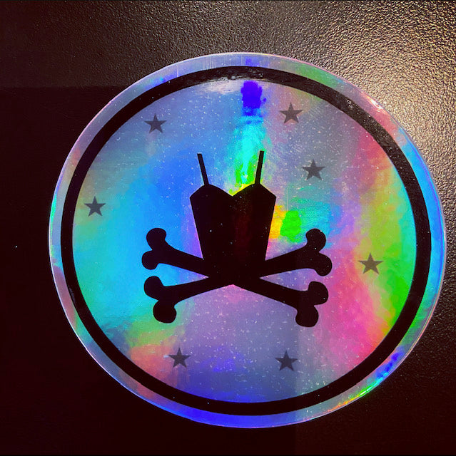 Ballet Holographic Logo Stickers