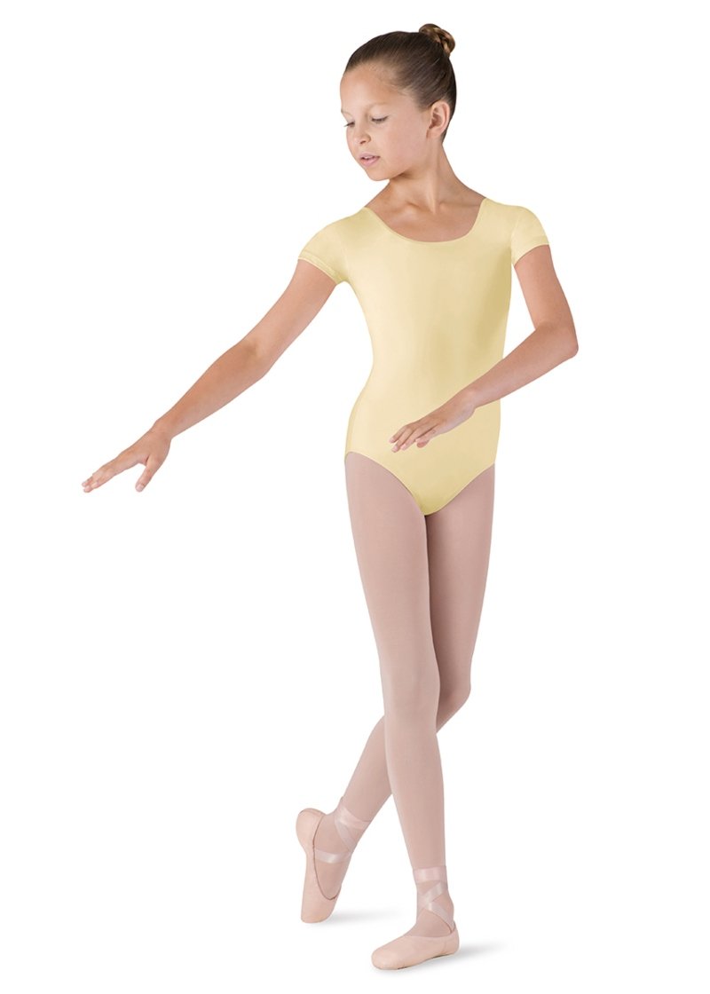 Girls Short Sleeve Cotton Leotard - CL5402