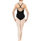 Black Leotard With Crossing Back Straps L2327