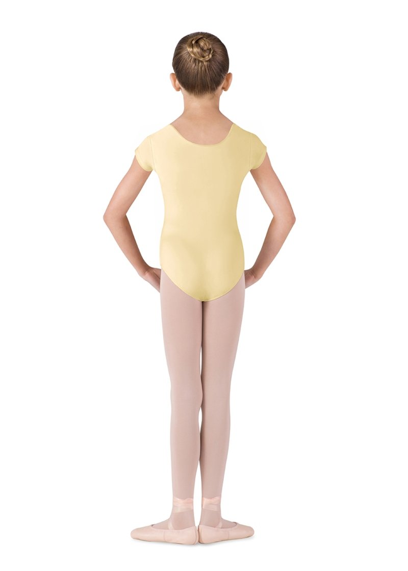 Girls Short Sleeve Cotton Leotard - CL5402