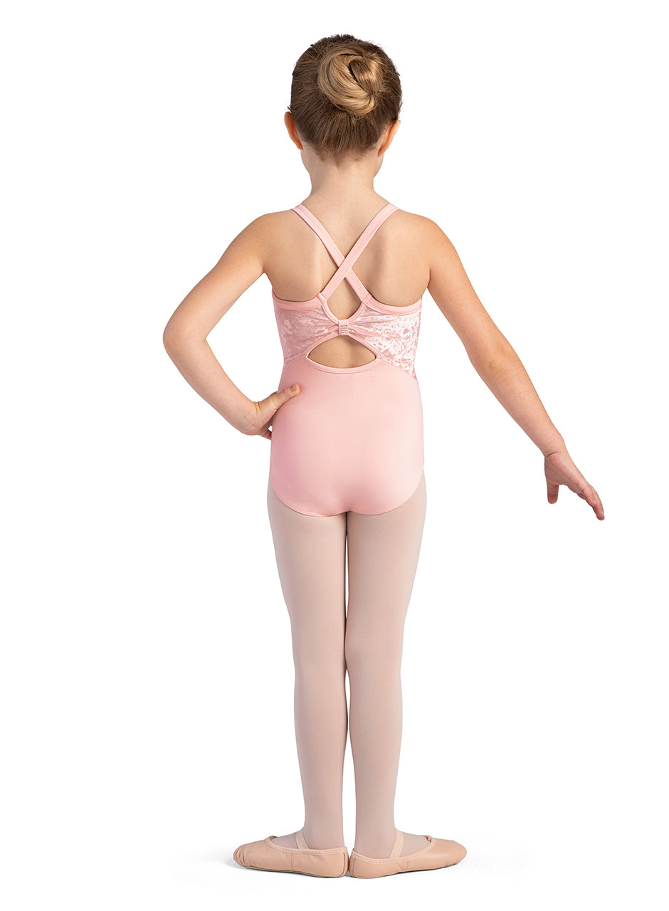 Girls Velvet Camisole Leotard - CL1037
