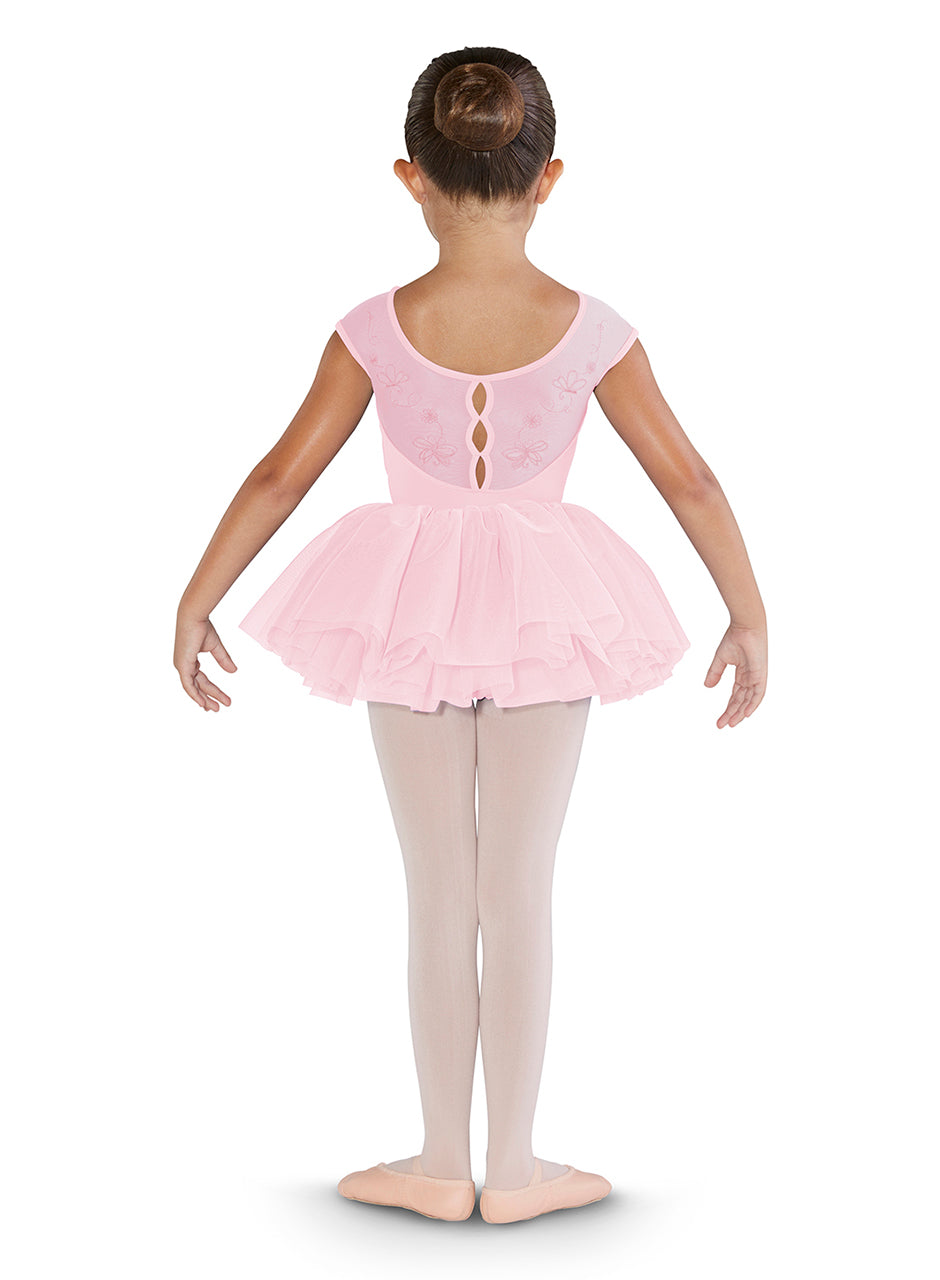 Girls Butterfly Cap Sleeve Leotard - CL3512