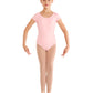 Girls Woven Strap Cap Sleeve Leotard - CL8832