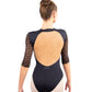 Embroidered Mesh Leotard - Chanel