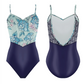 Girls Chanelle Leotard in Dehlia Print