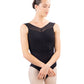 Girls Structured Mesh Tank Leotard - Daphne