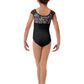 Girls Floral Cap Sleeve Leotard - M1555C
