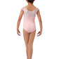 Girls Floral Cap Sleeve Leotard - M1555C
