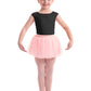 Girls Cap Sleeve Leotard with Lace Trim - M1584C
