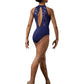 Gather Neck Halter Leotard - M3104LM