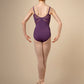 Camisole Leotard with Mesh Panel Back - M4042LM