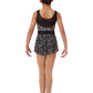 Girls Floral Print Skirt - MS1085C