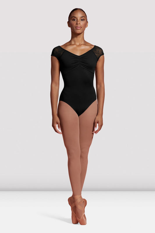 Mesh Cap Sleeve Leotard - M5096LM