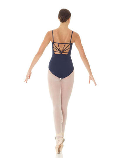 Girls Camisole Leotard with Sunburst Back - 3580