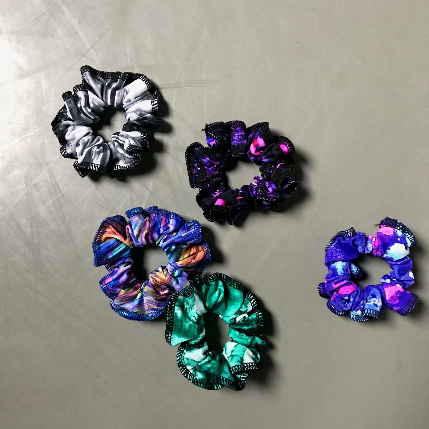 Printed Scrunchies