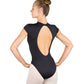 Cap Sleeve Leotard with Keyhole Front - Naomi