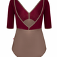 Alicia Half Sleeve Leotard