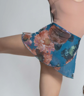 Floral Wrap Skirt - Candide
