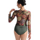Imogen Floral Mesh Top