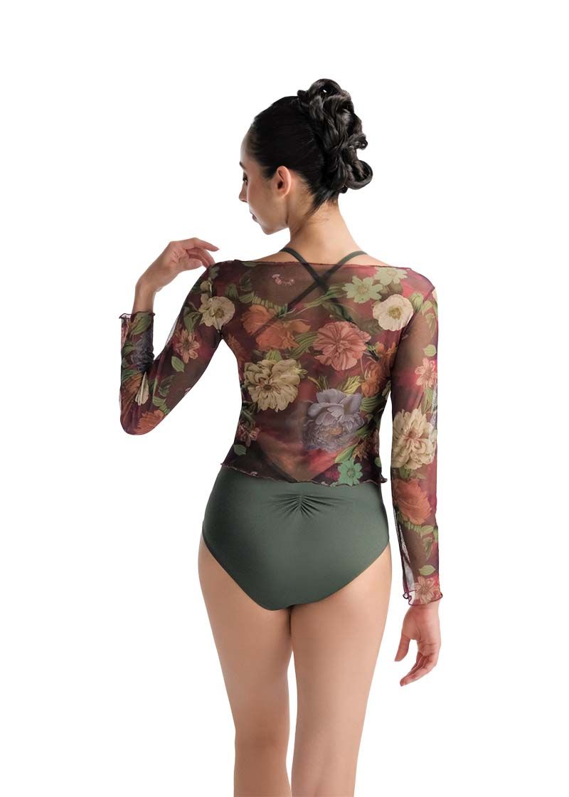 Imogen Floral Mesh Top
