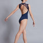 Berenice Lace and Mesh High Neck Leotard